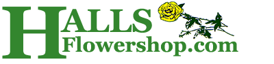 Hall's Flower Shop & Garden Center Logo